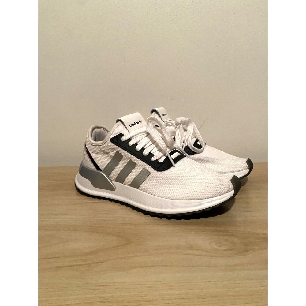 Adidas U_Path Run Women’s 6.5 White Grey Black Sneakers – FU7789